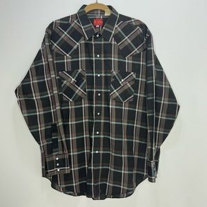 ELY Plains Western Pearl snap shirt